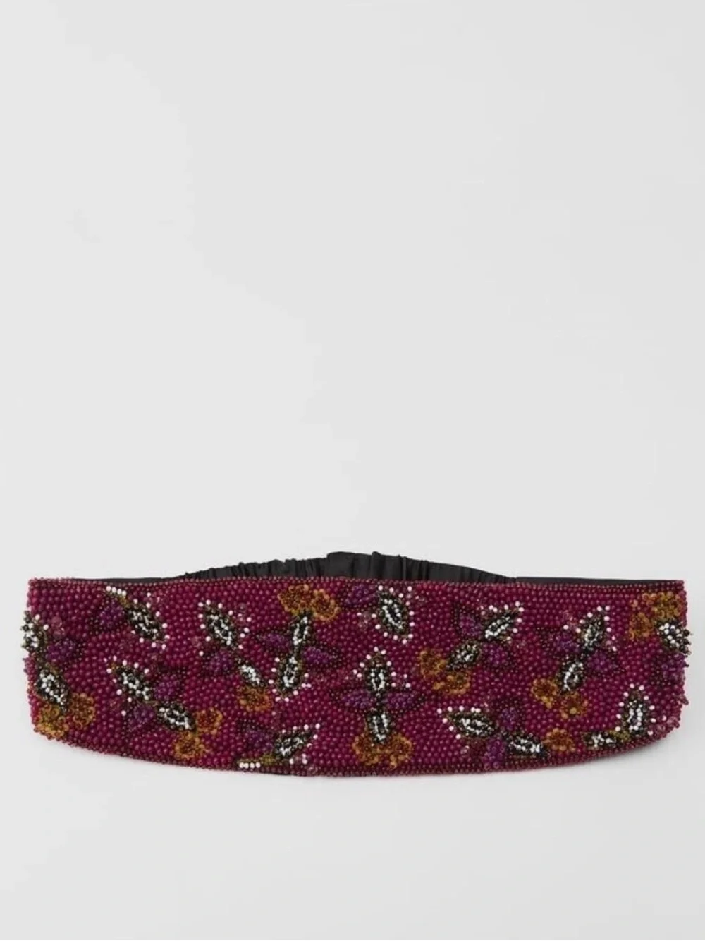 ZARA WOMEN Beaded Sash Belt 7521 037 611